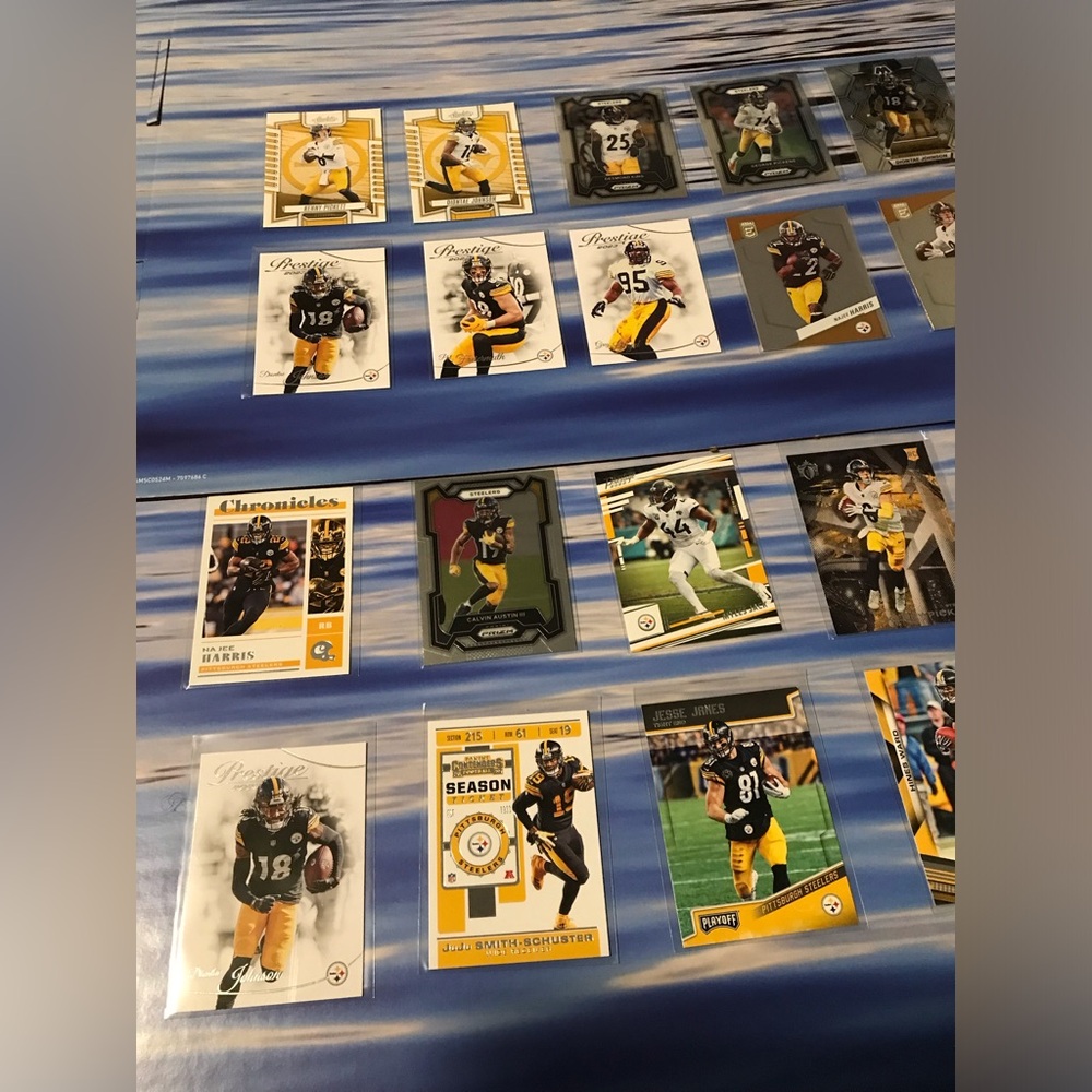 2023 Pittsburgh Steelers NFL 20 Card Lot